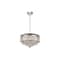 Cwi Lighting Radiant 9 Light Drum Shade Chandelier With Chrome Finish 5062P20C (Clear + W) - alternate 1